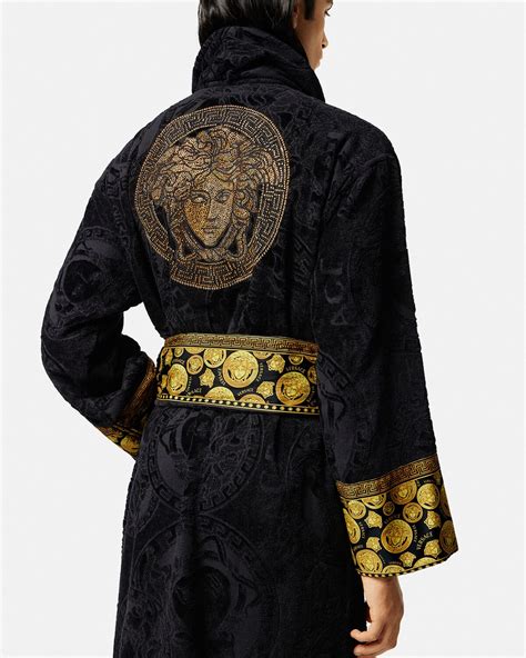 medusa versace robe|Unisex Bathrobes & Robes .